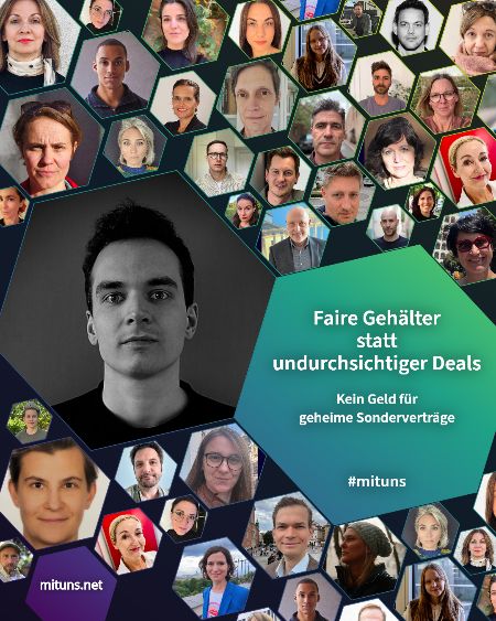 Faire Gehälter statt undurchsichtiger Deals